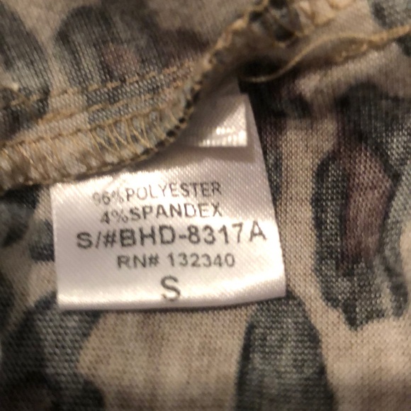 🌹Cheetah print Sm Strapless Mini Dress - Picture 4 of 5